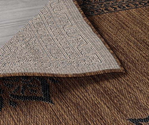 Outdoor Rug Modern Area Rugs for Indoor and Outdoor Patios (58.5 Sq Ft)