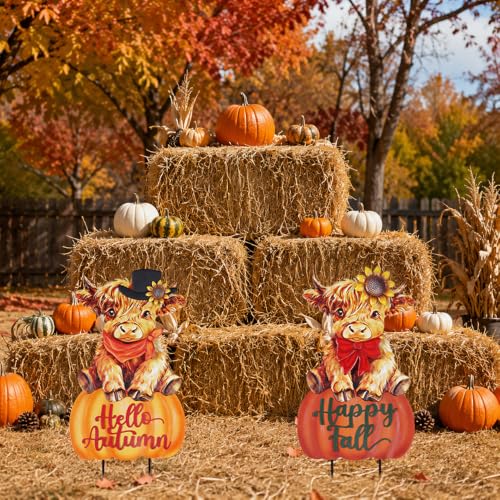 Fall Decorations for Home Outdoor (2 Count)