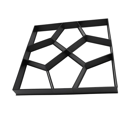 Yinhing Walk Maker 15.7 Inch ABS Reusable Pavement Concrete Maker Stepping Stone Paver Kit for Lawn Garden Patio Backyard Walkways DIY Outdoor Projects Versatile Stone for Elegant Pa