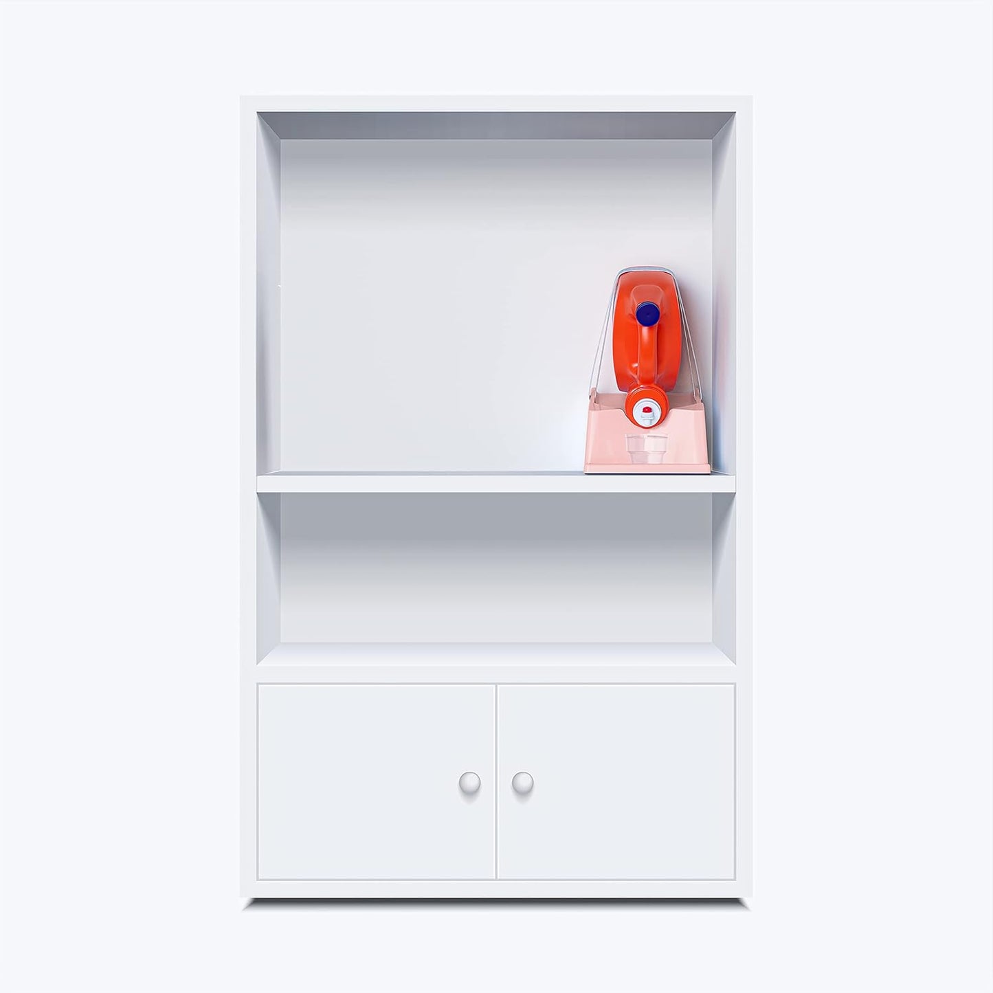 TidyFriend No-Spill Liquid Laundry Detergent Dispenser Holder, Laundry Soap Dispenser Holder with Drip Tray for Laundry Room Organization (No Strap and No Detergent Bottle Incl (Rose)