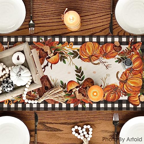 210 GSM Fall Table Runner Home Party Decor 13x90 Inch