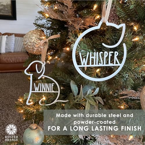 Man's Best Friend Personalized Pet Ornaments (2 Count)
