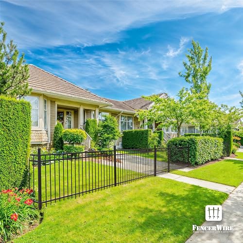Pack of 10 Heavy Duty 8FT Outdoor Steel Fencing Border Post (10 Count)