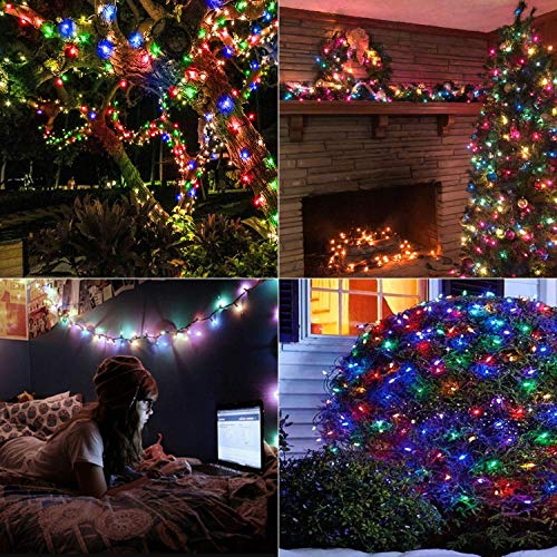 Multicolor Christmas Lights Battery (100 Count)