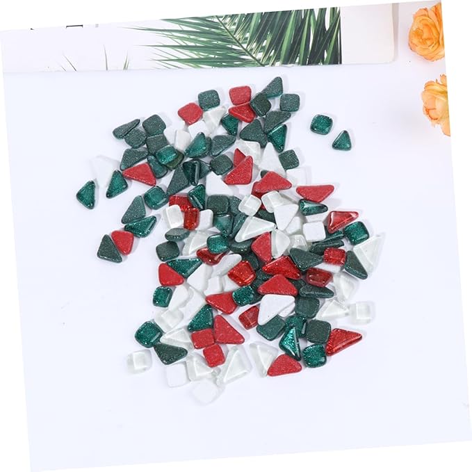 500g Glitter Irregular Materials Smooth for Home Decoration Crystal Mosaics for Creative Projects