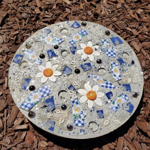 6 Pcs Bigger Round Stepping Stone Mold (6 Count)