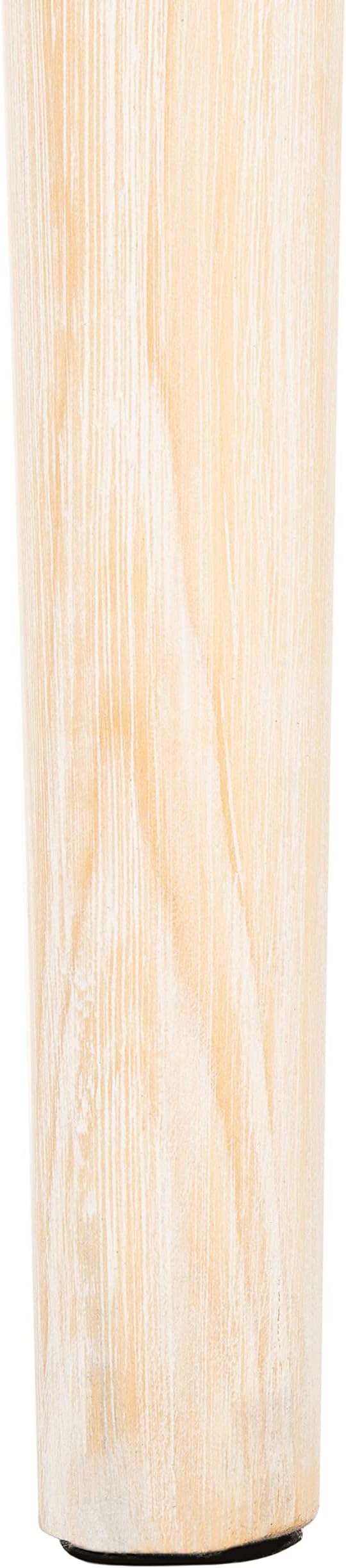 SAFAVIEH Home Collection - Gianni Natural & White Wash Solid Wood Rattan Arm Chair, Tropical Coastal Accent Seating for Living Room or Dining Space (SEA4011B)