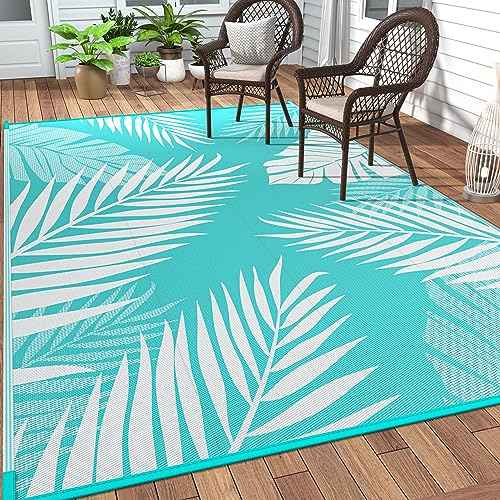 Outdoor Rug Waterproof Plastic Rugs for Patio