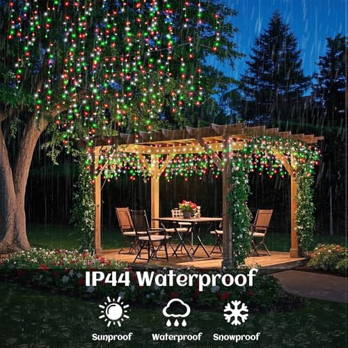 132ft Icicle Lights for Outside