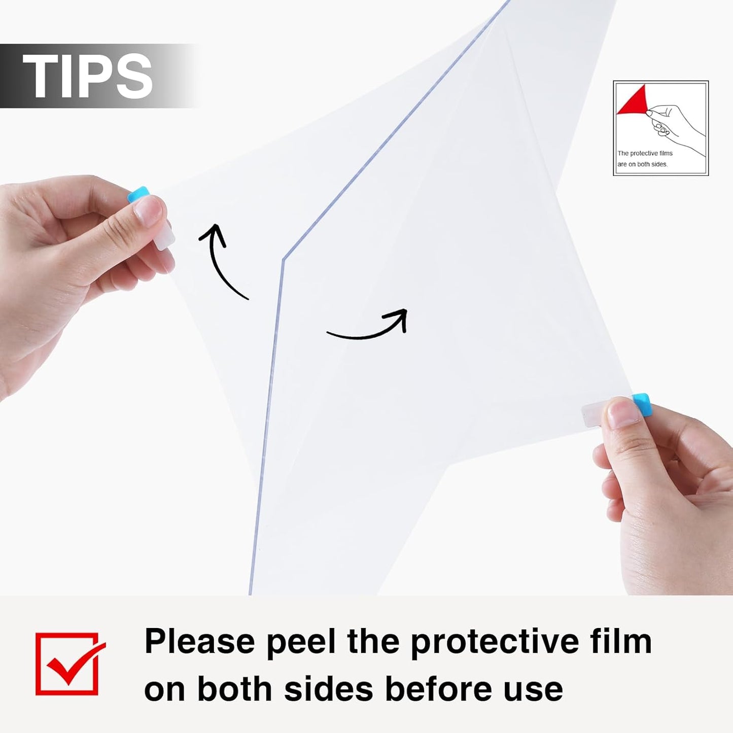 Vittanly 5x7 Picture Frames Set of 9, Shatter Resistant Plexiglass, Display 4x6 Pictures with Mat or 5x7 without Mat, Photo Frames for Wall or Tabletop, Engineered Wood, Distressed White