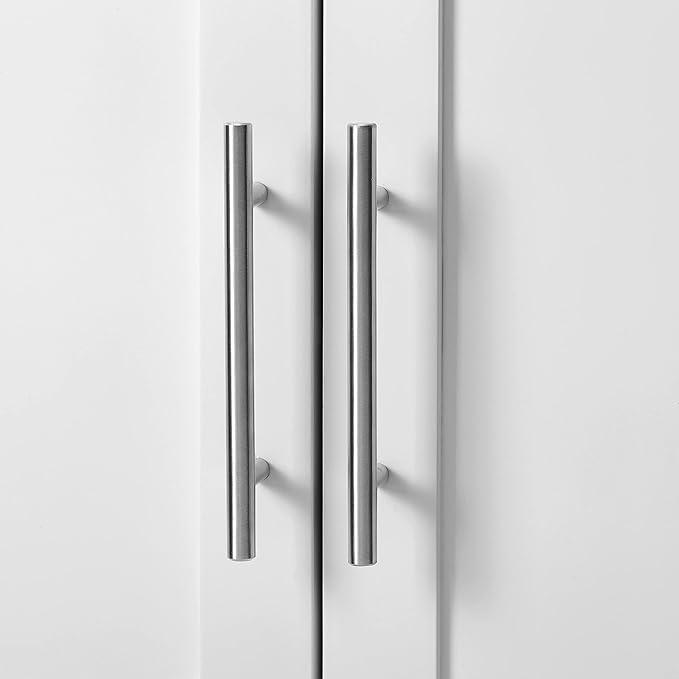 Crosley Furniture Savannah Wall Mounted Bathroom Storage Medicine Cabinet with Shelves, White