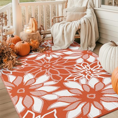 Outdoor Rug Waterproof for Patio Decor (54 Sq Ft)