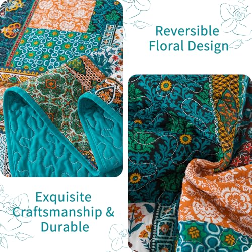 100% Cotton Face Quilt Queen Size Bedding Set