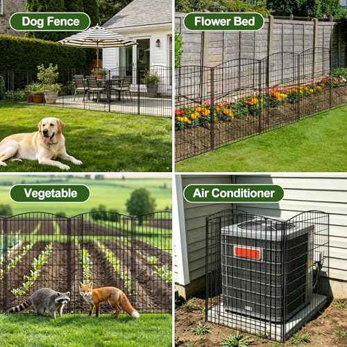 Decorative Garden Fence 6 Panels 13ft