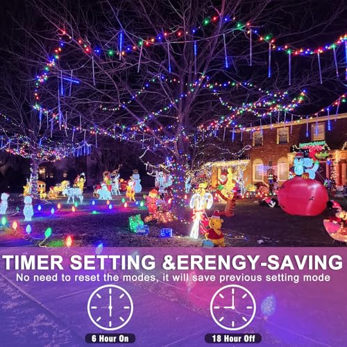 82FT 250 LED Christmas Lights Outdoor
