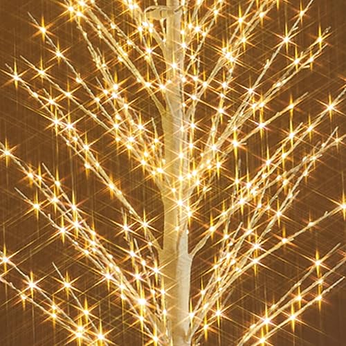 Lighted White Tree Alpine 6FT 810 LED Fairy Lights
