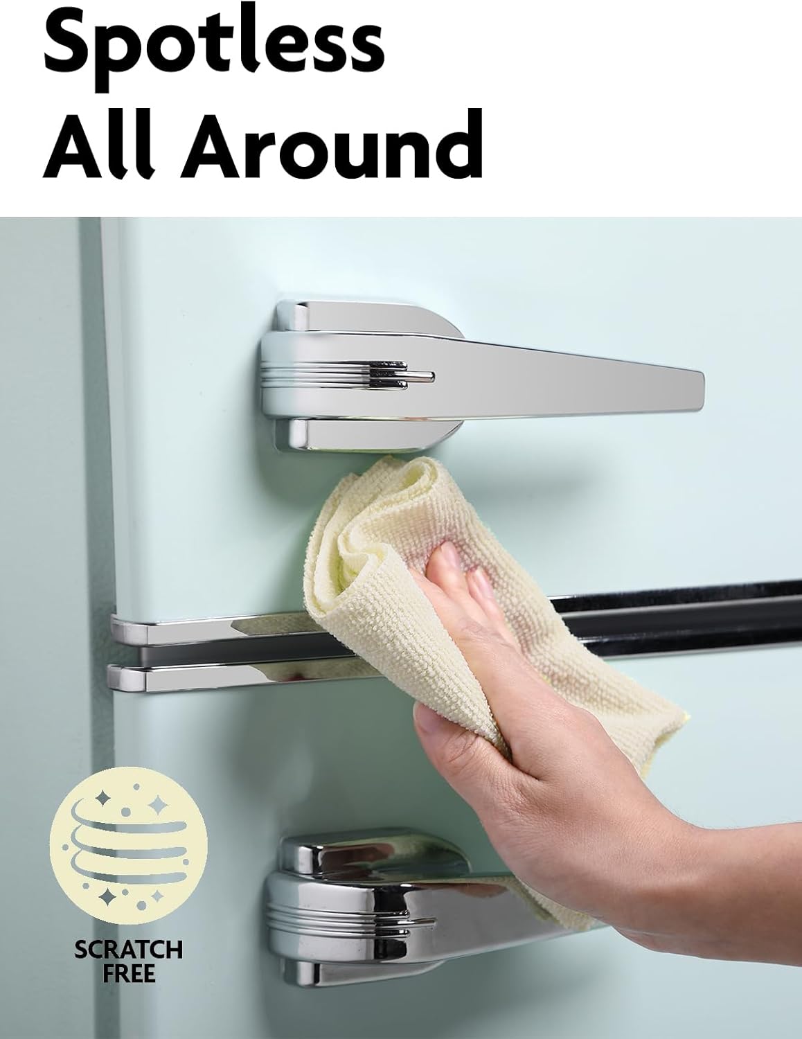 Fantasticlean Microfiber Cleaning Cloth Roll -75 Pack, Tear Away Microfiber Towels, 12" x 12", Reusable, Washable, Scratch Free, Ultra Absorbent Dish Rags for Car, Home, Garage or Shop (Beige)