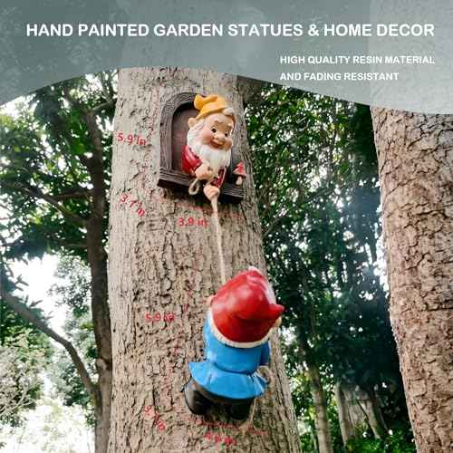 Climbing Gnomes Tree Faces Decor (2 Count)