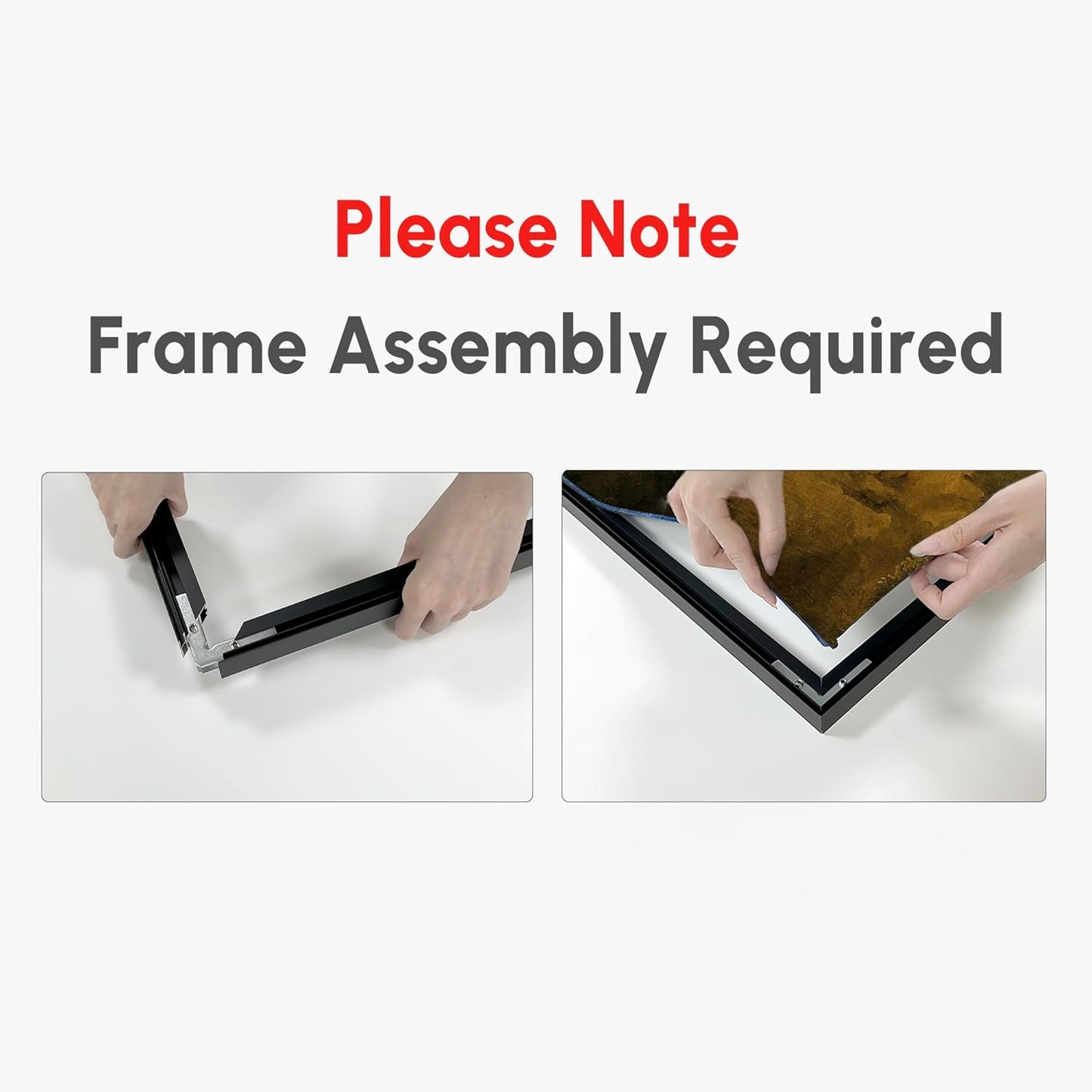 SIGNWIN 46"x60" Extra Large Framed Wall Art Moody Green Abstract Cloudscape, Minimalist Atmospheric Print for Home Living Room Bedroom Decor (Frame Assembly Required)