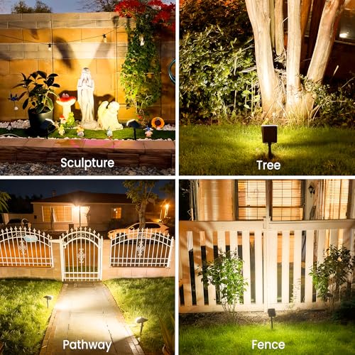 Solar Spot Lights Outdoor Waterproof (8 Count)