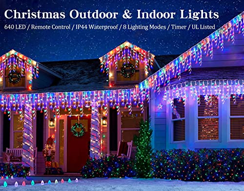 Christmas Icicle Lights Outdoor