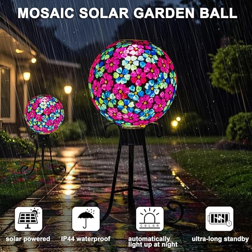 Mosaic Solar Gazing Ball