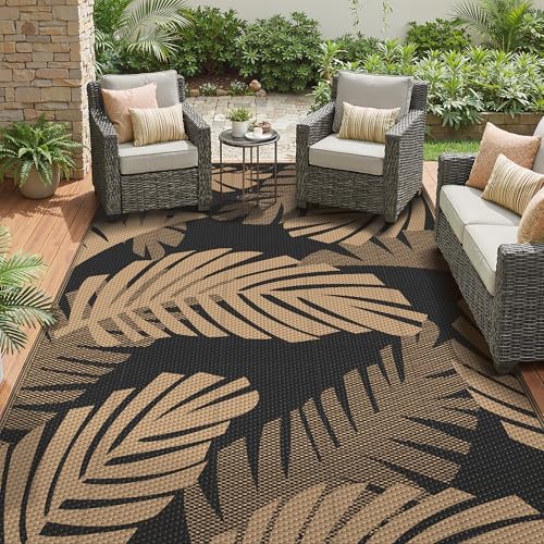 Outdoor Rug Waterproof Plastic Rugs for Patio (40 Sq Ft)