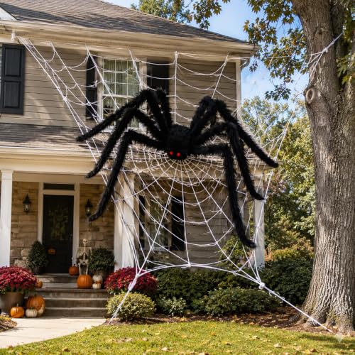 15FT Giant Spider Halloween Decorations Outdoor (15FT)