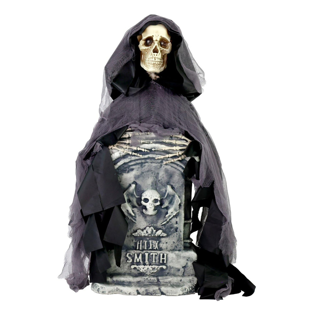 3.0 Ft. Rising Reaper with Tombstone Animatronic (3 ft Reaper with Tomb)
