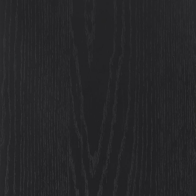 Nathan James Jacala Mid Century Modern Entryway Storage Cabinet with Doors, Living Room Accent Cabinet with Wood Frame, Black Oak Set of 3