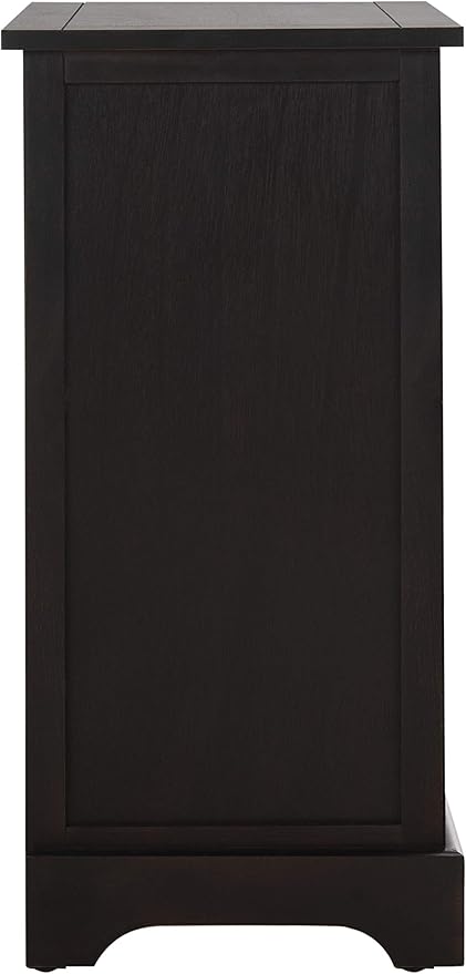 SAFAVIEH Home Collection Carrie Brown/ Natural Wicker 3-Drawer Storage Nightstand Side Table (Fully Assembled)