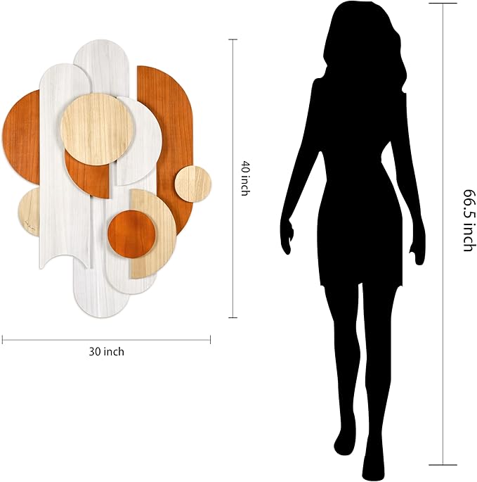 Empire Art Direct Cinnamon Dreamscape I & II Hand Made & Hand Finished Dimensional Solid Wood Abstracts