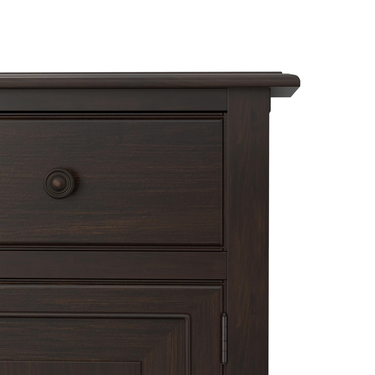 Connaught 51" Solid Wood Cabinet in Chestnut Brown
