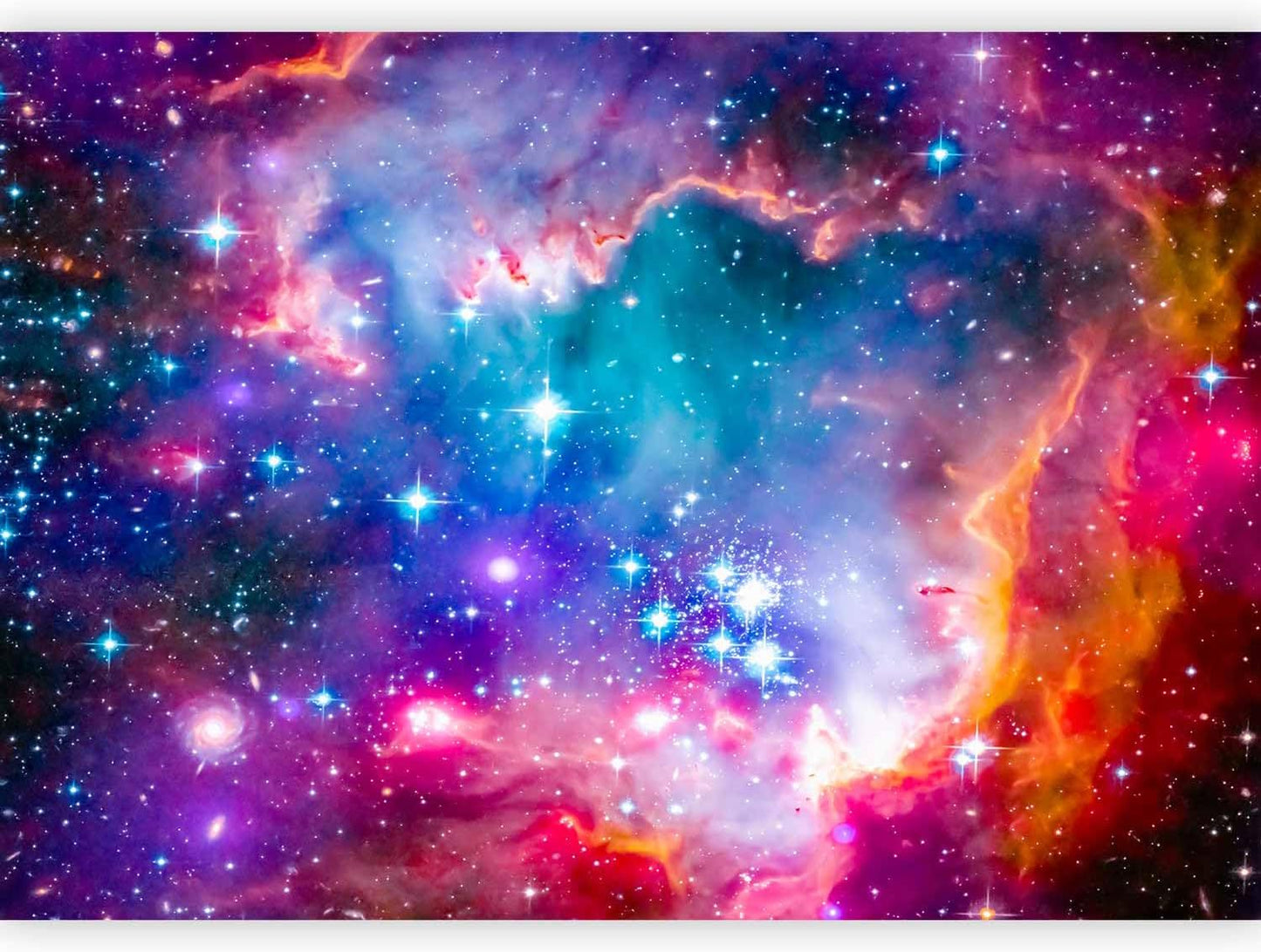 artgeist Wall Mural Abstract 193x138 in - XXL Peel and Stick Self-Adhesive Wallpaper Removable Large Sticker Foil Wall Decor Print Picture Image Design Abstract Cosmos Sky Star i-G-10010-a-a