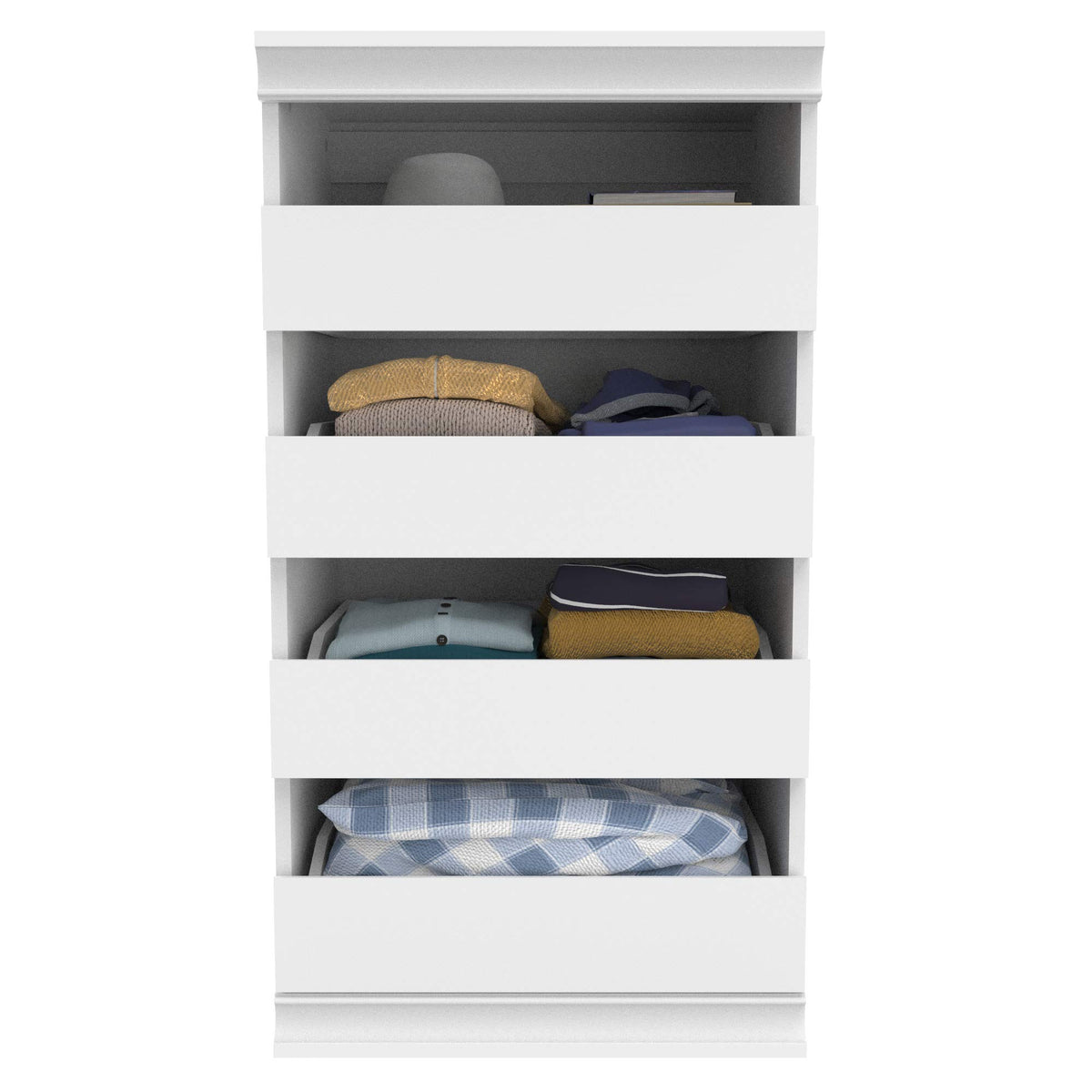 Modular Storage Unit with 4 Drawers