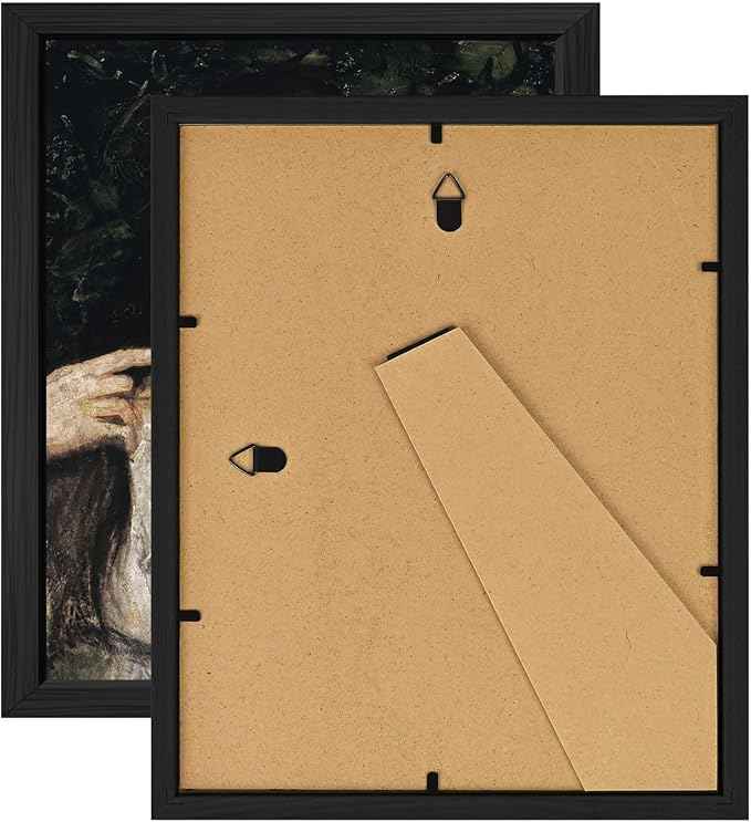 16 PCS Framed Dark Academia Room Decor, Gothic Home Decor, Moody Wall Art Prints for Bedroom, Gallery Wall Frame Set, Witchy Posters for Living Room Aesthetic, Halloween Dorm Collage Kit