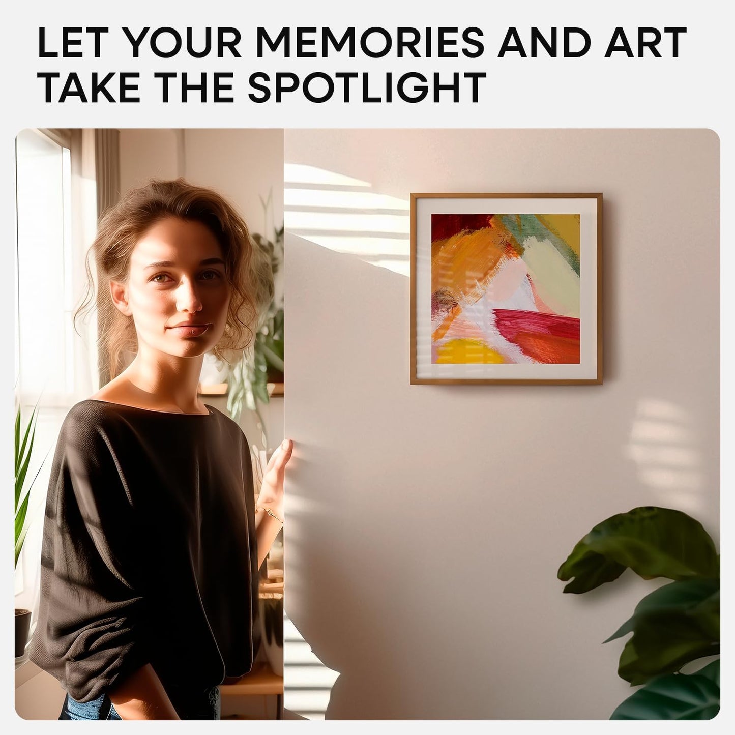 Homeforia 11x11 Picture Frame Brass, High End Metal 11 by 11 Square Bronze Frames with Mat 9 x 9 Photo, 11by11 Poster Frame Matted to 9x9 Print, Wall Hanging Frames, Tempered Glass, Wall Kit, Set of 1