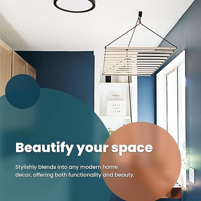 Ceiling Laundry Drying Rack w/Pulley System (48 INCHES)