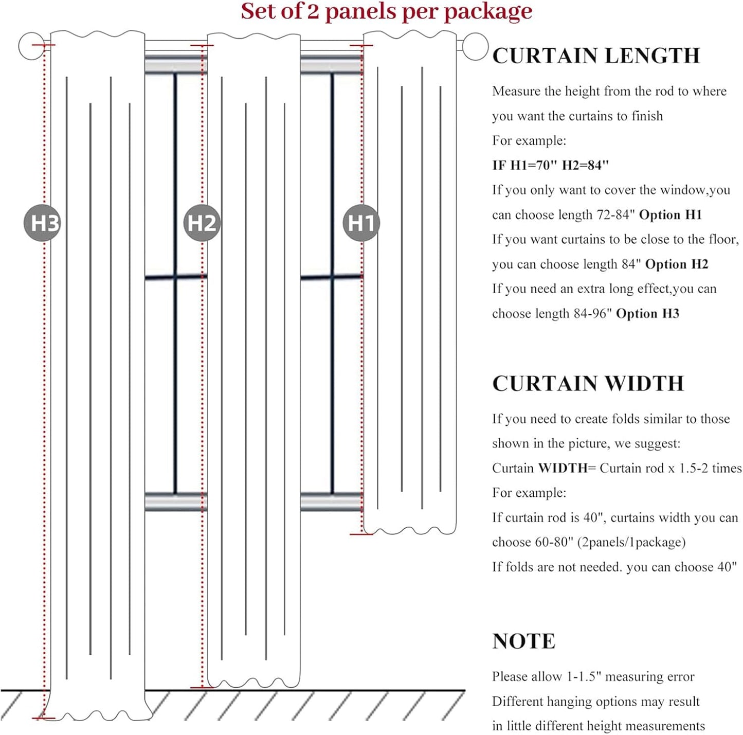 Curtains 100 Inch Length Extra Wide Pinch Pleated Blackout for Sliding Glass Door/Living Room, Farmhouse Natural Linen Thick Boho Bedroom Heavy Duty Insulated Large Window Drapes (100"Wx90"Lx2Panels)