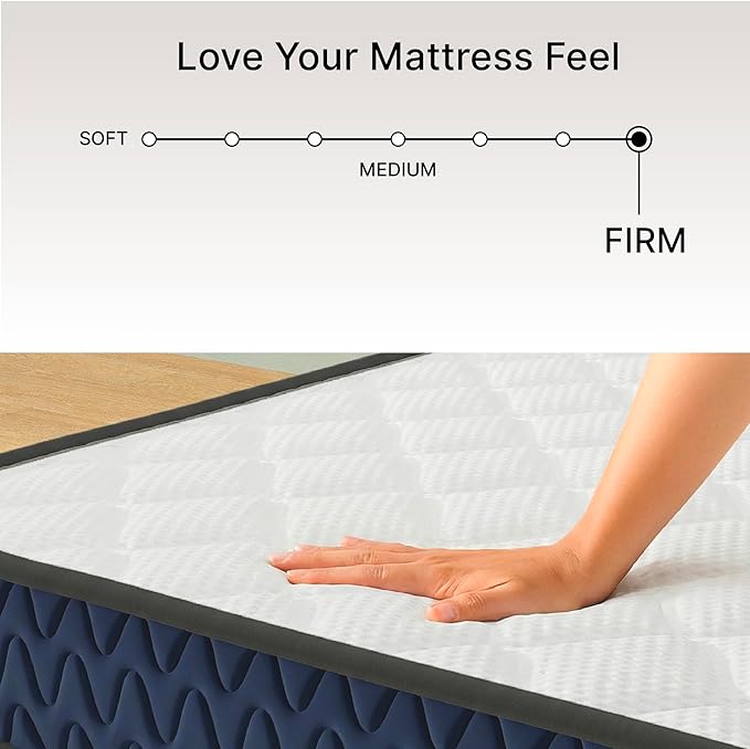 Signature Design by Ashley Twin Size Firm 6" Memory Foam Mattress, Super Soft Foam with Breathable Quilted Cover, Fiberglass Free, Mattress in A Box, Adjustable Base Compatible, Limited Warranty