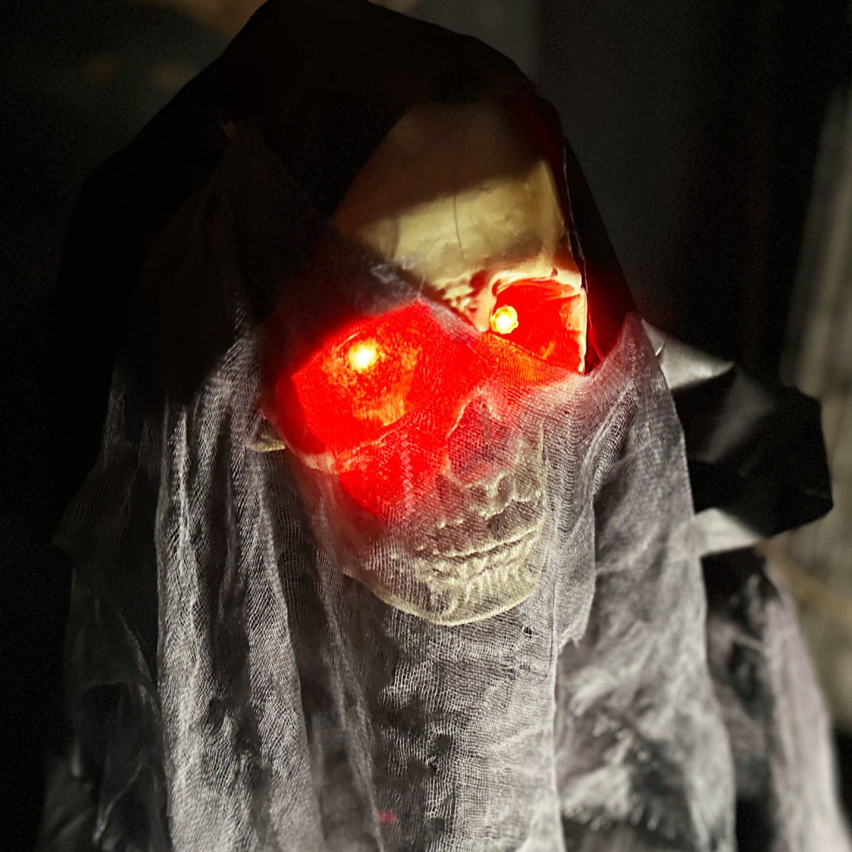 3.0 Ft. Rising Reaper with Tombstone Animatronic (3 ft Reaper with Tomb)
