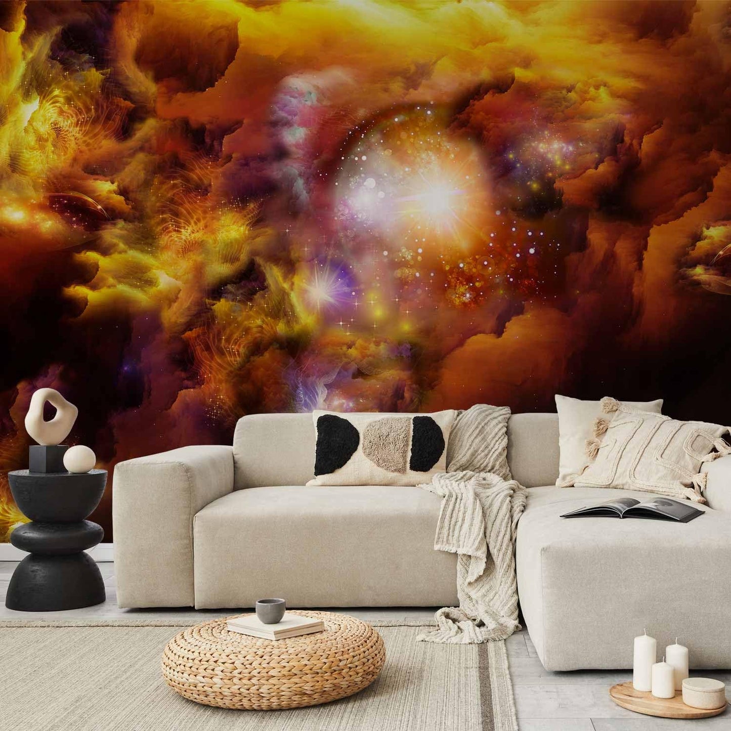 artgeist Premium Wall Mural Cosmos Galaxy 98x69 in - XXL Non-Woven Wallpaper Fleece Wall Decor Photo Print Picture Image Design Home n-A-0027-a-d
