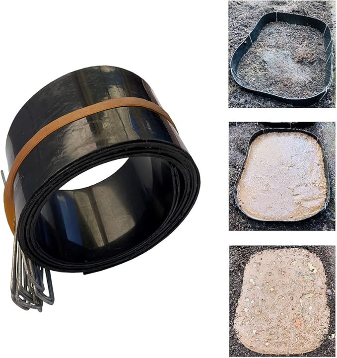 AUTUMN Made in USA Flexible Custom Stepping Stone Maker, Concrete Molds, Garden Paths Molds, Concrete Walkway Molds
