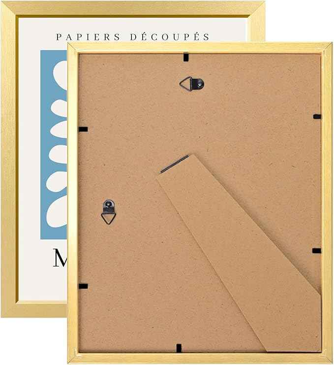 16 PCS Framed Blue Wall Art Decor, Matisse Wall Prints for Bedroom, Gallery Wall Frame Set, Minimalist Posters for Living Room Aesthetic, Collage Kit, Teen Girls Dorm Home Artwork