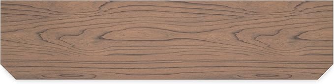 Signature Design by Ashley Landocken Contemporary 83" TV Stand with Electric Fireplace for TVs up to 95", Blue & Light Brown
