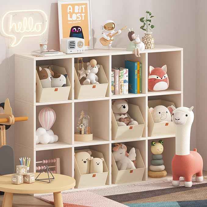 6 Pack Fabric Storage Bins for Organizing 6 Pack Fabric Closet Storage Cubes
