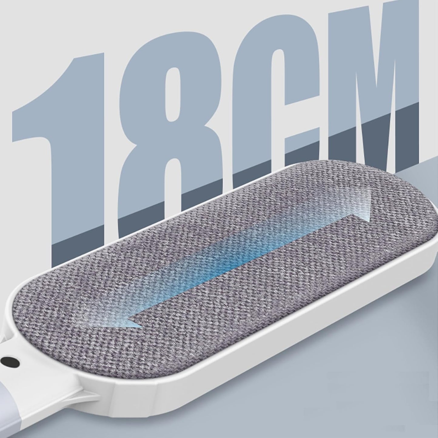 Self-Cleaning Pet Hair Remover for Laundry, Dog Hair Remover, Cat Hair Remover, Pet Lint Roller Brush, Reusable Cleaner Brush, Lint Brush for Clothes, Pet Lint Brush B (Gray)