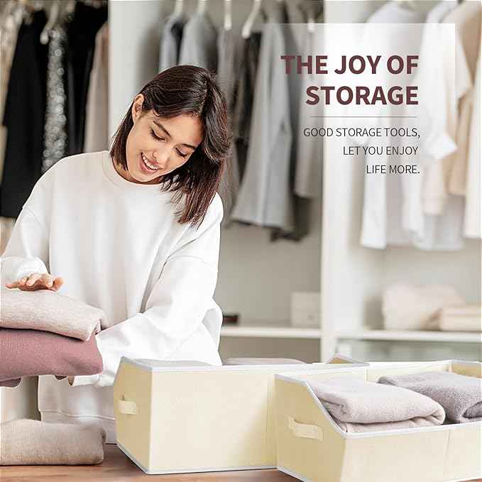 3 Pack Trapezoid Closet Shelf Organizer And 4 Pack Cube Storage Organizer