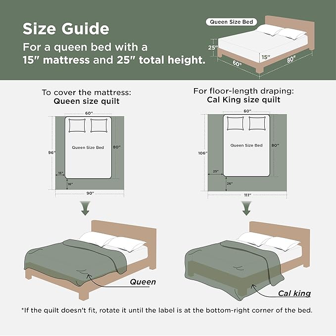 Bedsure California King Comforter Set - 7 Pieces Floral Sage Green Bedding Sets, Cal King Bed in a Bag with Botanical Flowers Comforter, Sheets, Pillowcases & Shams