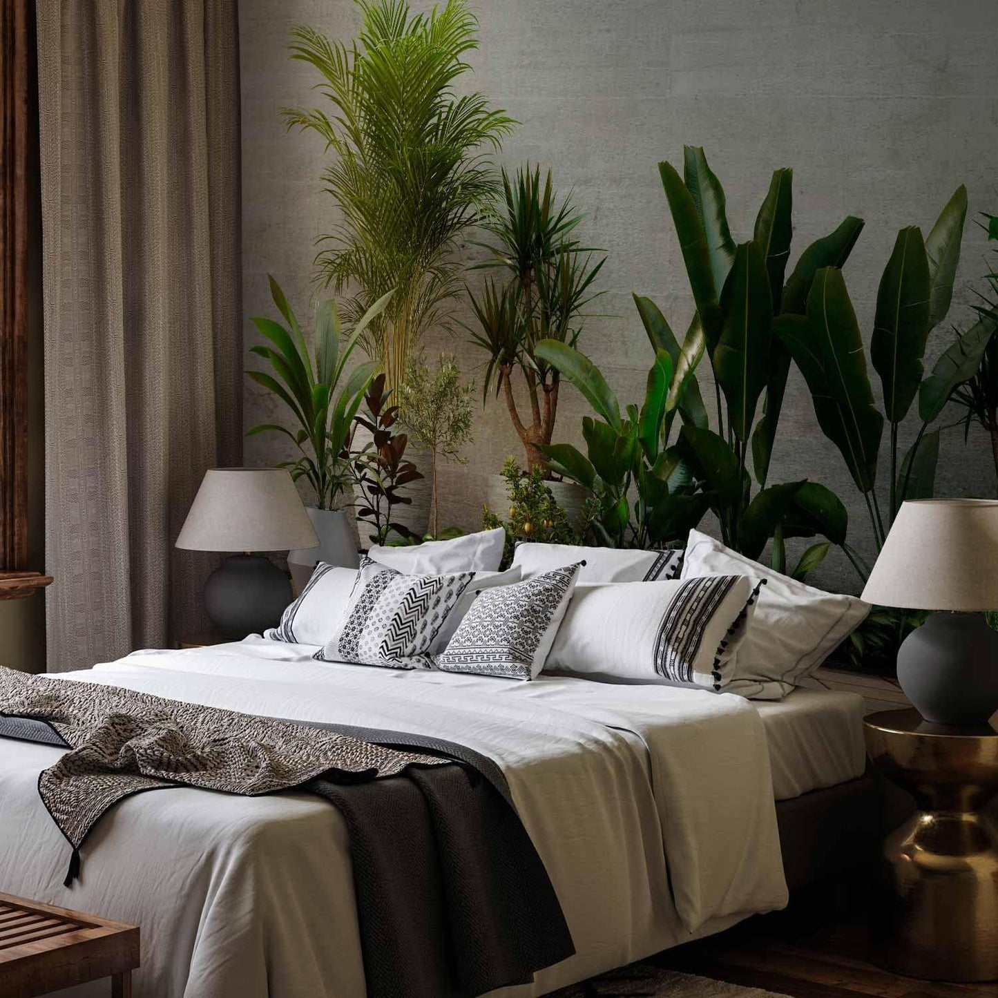artgeist Wall Mural Nature 77x55 in - XXL Peel and Stick Self-Adhesive Wallpaper Removable Large Sticker Foil Wall Decor Print Picture Image Design Botanics Plants 3D Effect b-B-0600-a-a